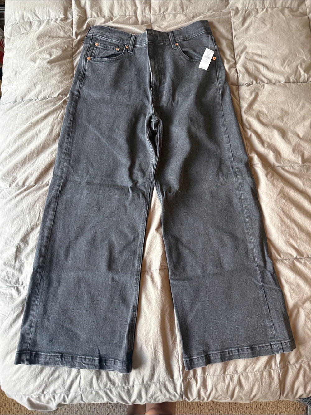 GAP Women’s High Rise Stride Wide-Leg Ankle Jeans